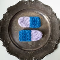 Image 2 of Sockslippers, Size M, Lila Blue