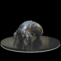 Digital 3D Cicada Nymph Model (Printable)