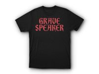 Grave Speaker Black T-shirt