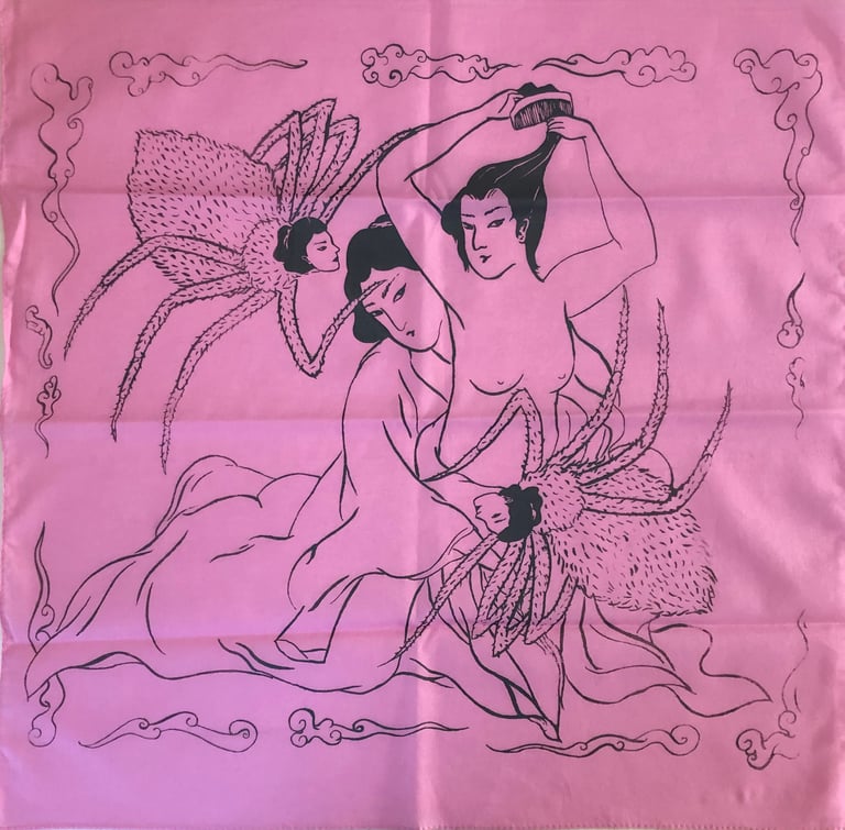 Screenprinted Hankies