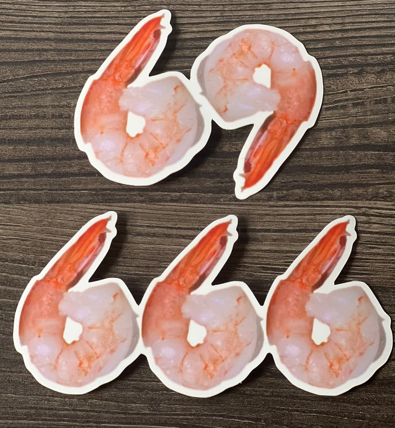 Image of shrimp stickers
