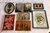 Vintage medium reverse foil silhouette and/or Mexican wall plaques