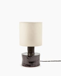 Image 1 of Lampe céramique - noire 