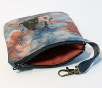 Image 2 of Butterfly - rust and blue - coin purse