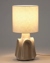 Image 2 of Lampe en céramique / lin 