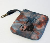 Image 3 of Butterfly - rust and blue - coin purse