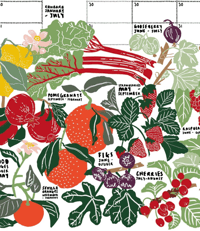 Image 2 of A YEAR IN FRUIT - Wall calendar 