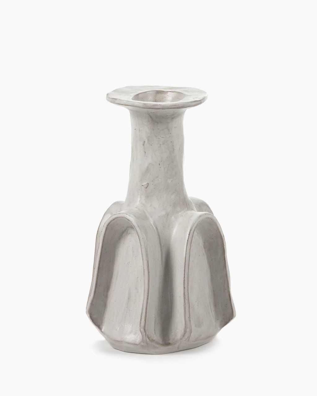 Image of Vase en céramique blanc 
