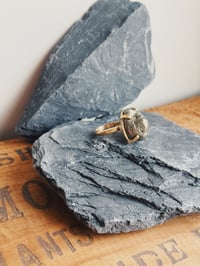 Image 1 of pyrite stone ring