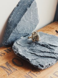 Image 3 of pyrite stone ring
