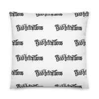Image 2 of BAD INTENTIONS PILLOW (18x18)