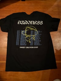 Image 4 of Baroness Sweet Oblivion 2023 USA tour shirt (XL)