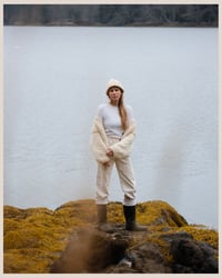 Image 4 of Siska Toque (Limited Merino wool in Ivory + more colours)