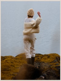 Image 5 of Siska Toque (Limited Merino wool in Ivory + more colours)