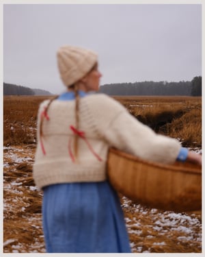 Image of Siska Toque (Limited Merino wool in Ivory + more colours)