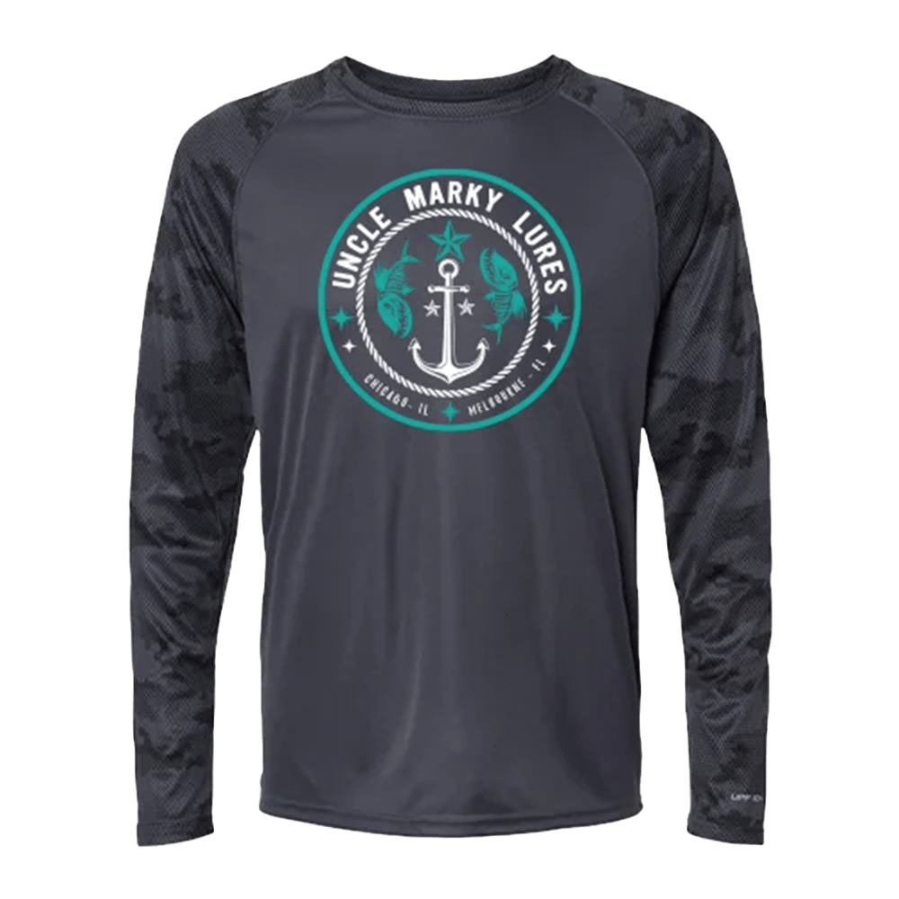 Ms. Cool Fishing Shirt - Octopus Ink - L - Mojo Sportswear Company