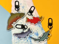 Image 5 of Lake Sturgeon Keychain