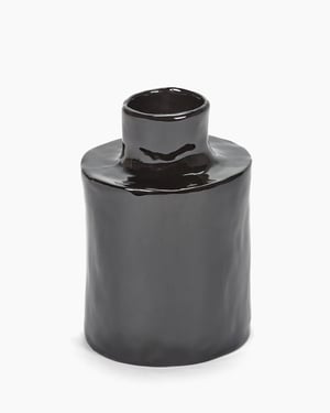 Image of Vase céramique noir 2