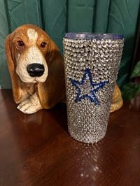 Image 4 of Dallas Cowboys Tumbler “Clear Crystal”