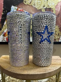 Image 3 of Dallas Cowboys Tumbler “Clear Crystal”