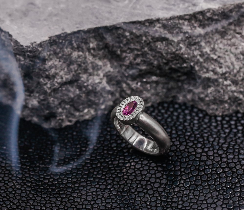 Image of Umbalite Garnet Ring 