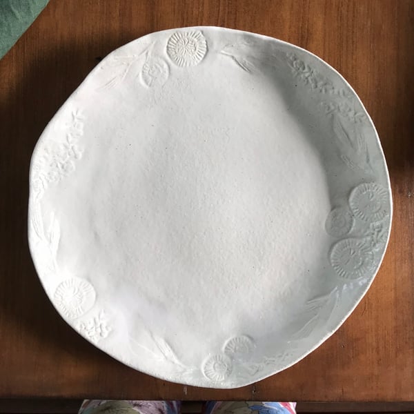 Image of Australian Lace Plate -  cake plate