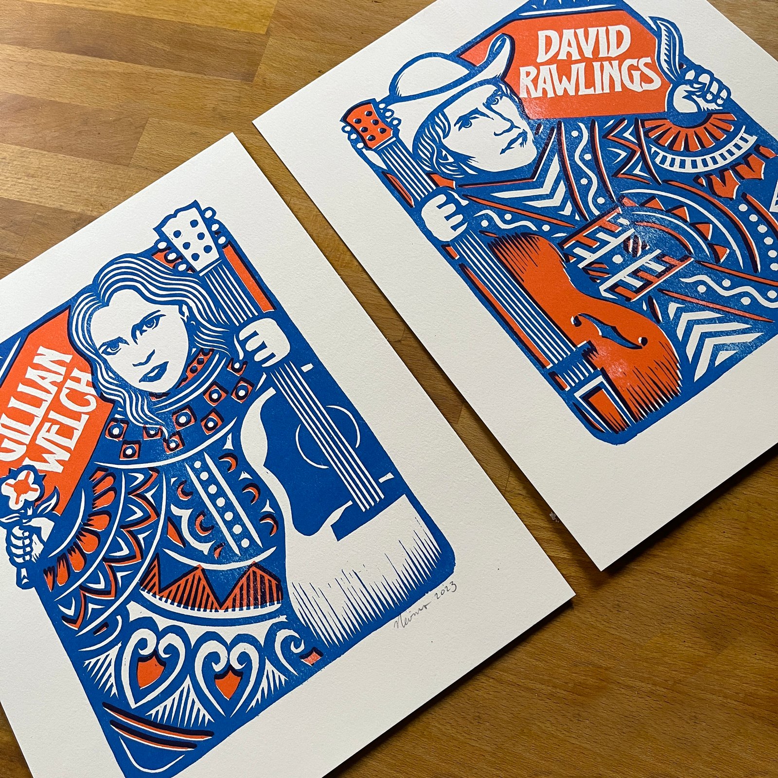 Gillian Welch Playing Card | Peter Nevins