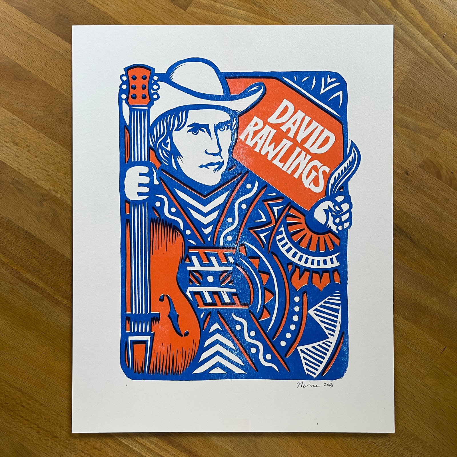 Gillian Welch Playing Card | Peter Nevins
