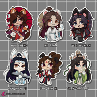 Image 2 of MXTX Animal Chibi Stickers