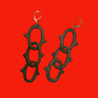 Image 2 of spiked sparkly chains