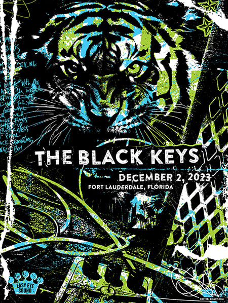 Image of The Black Keys Tiger Main Ft Lauderdale FL