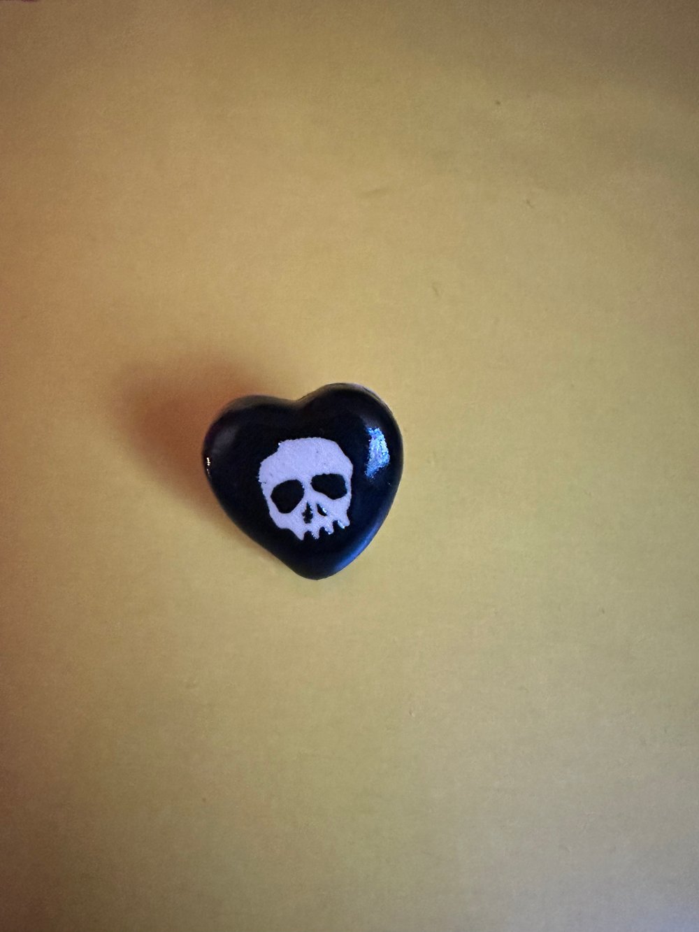 Skull Heart Pin #1