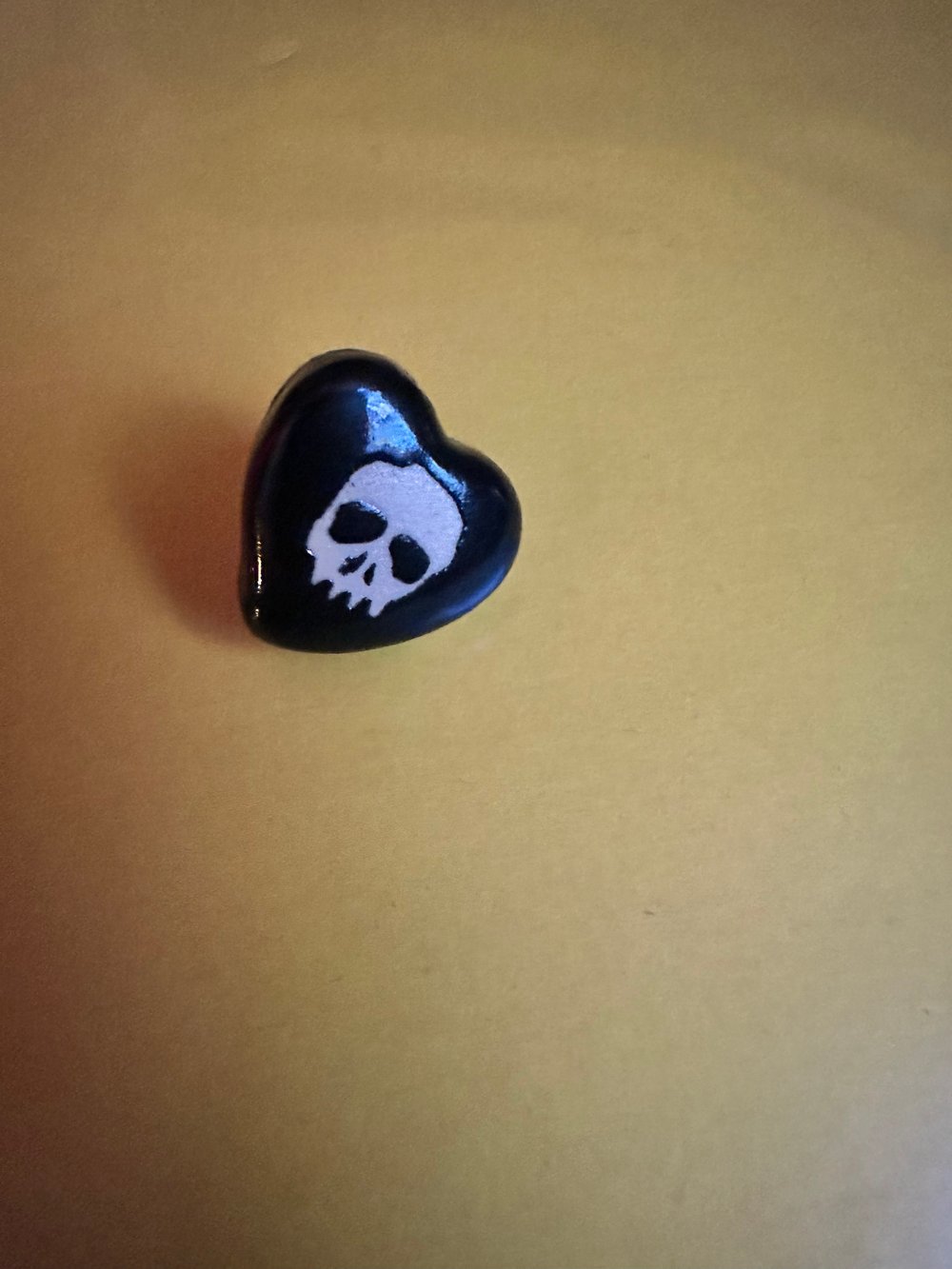 Skull Heart Pin #1