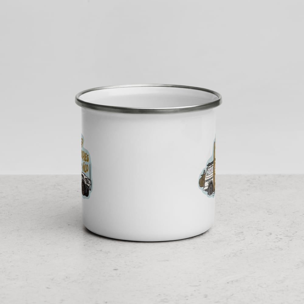 Image of Keep Troopies Wild Enamel Mug