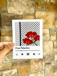 "Free Palestine iPod" Mini Print