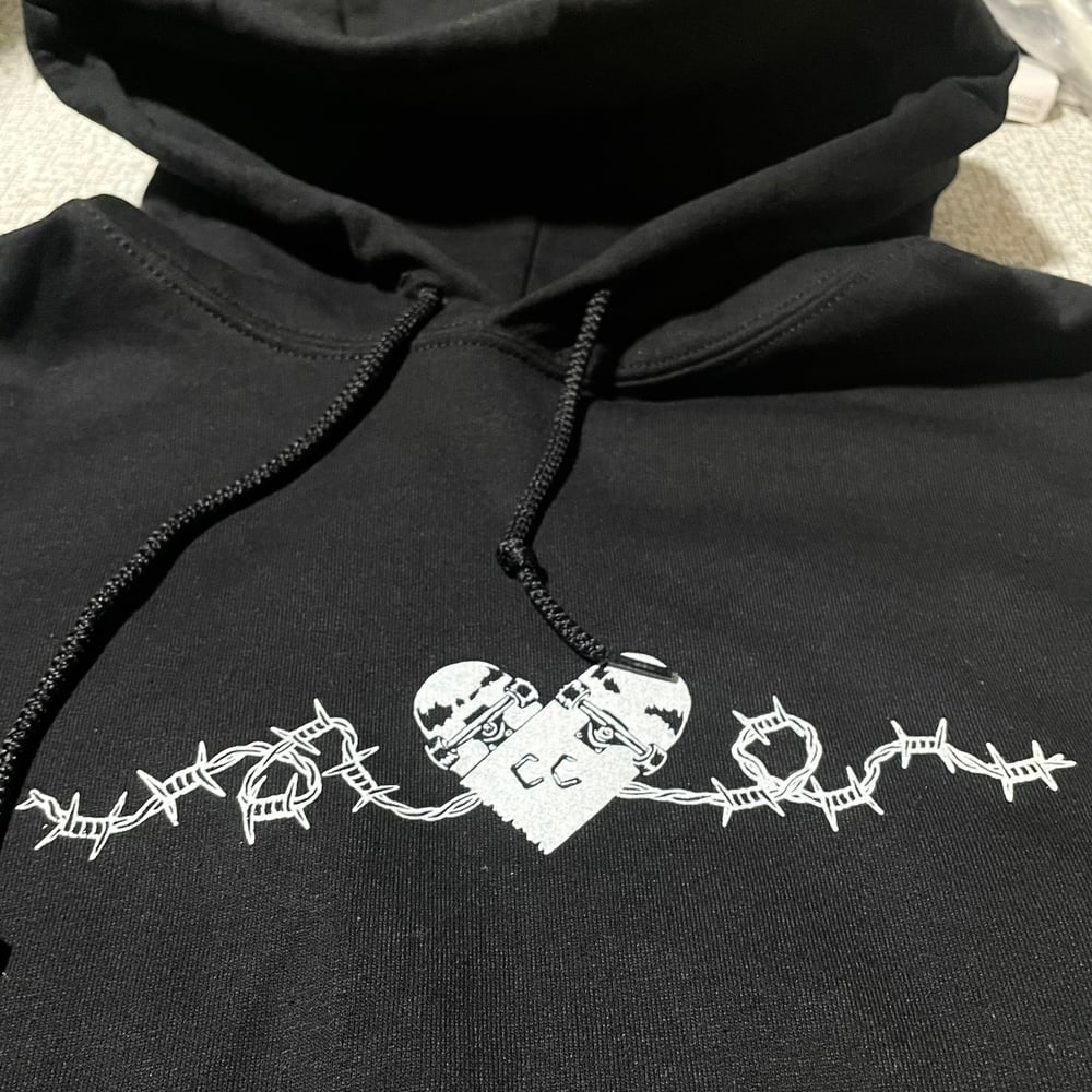 Image of Heart Barb Hoodie (UNISEX) 