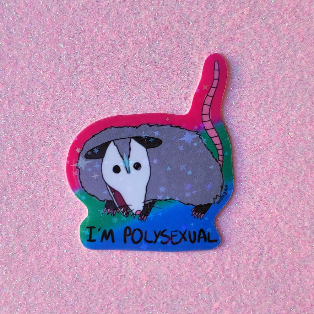 Image of Polysexual Possum sticker