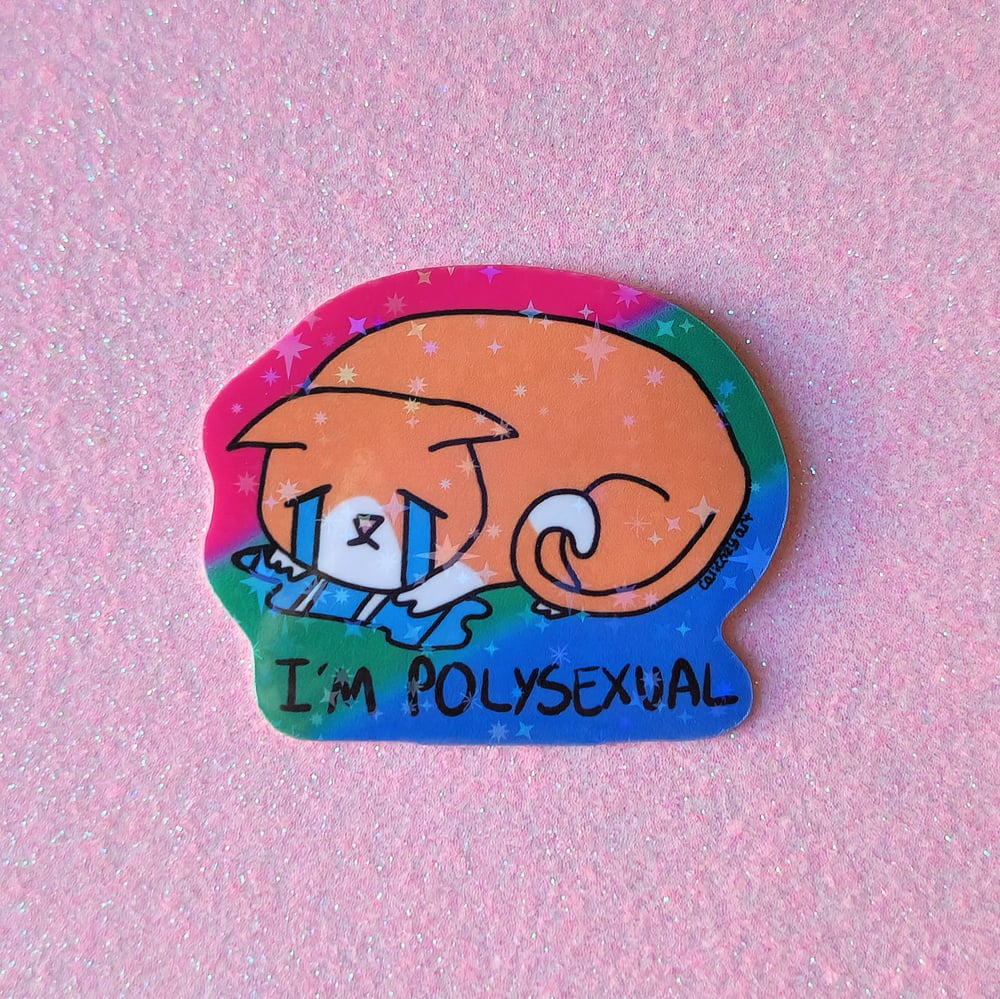 Image of Polysexual Cat sticker