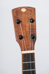 Image 4 of Windward Ukuleles Custom Walnut Concert Bellshape