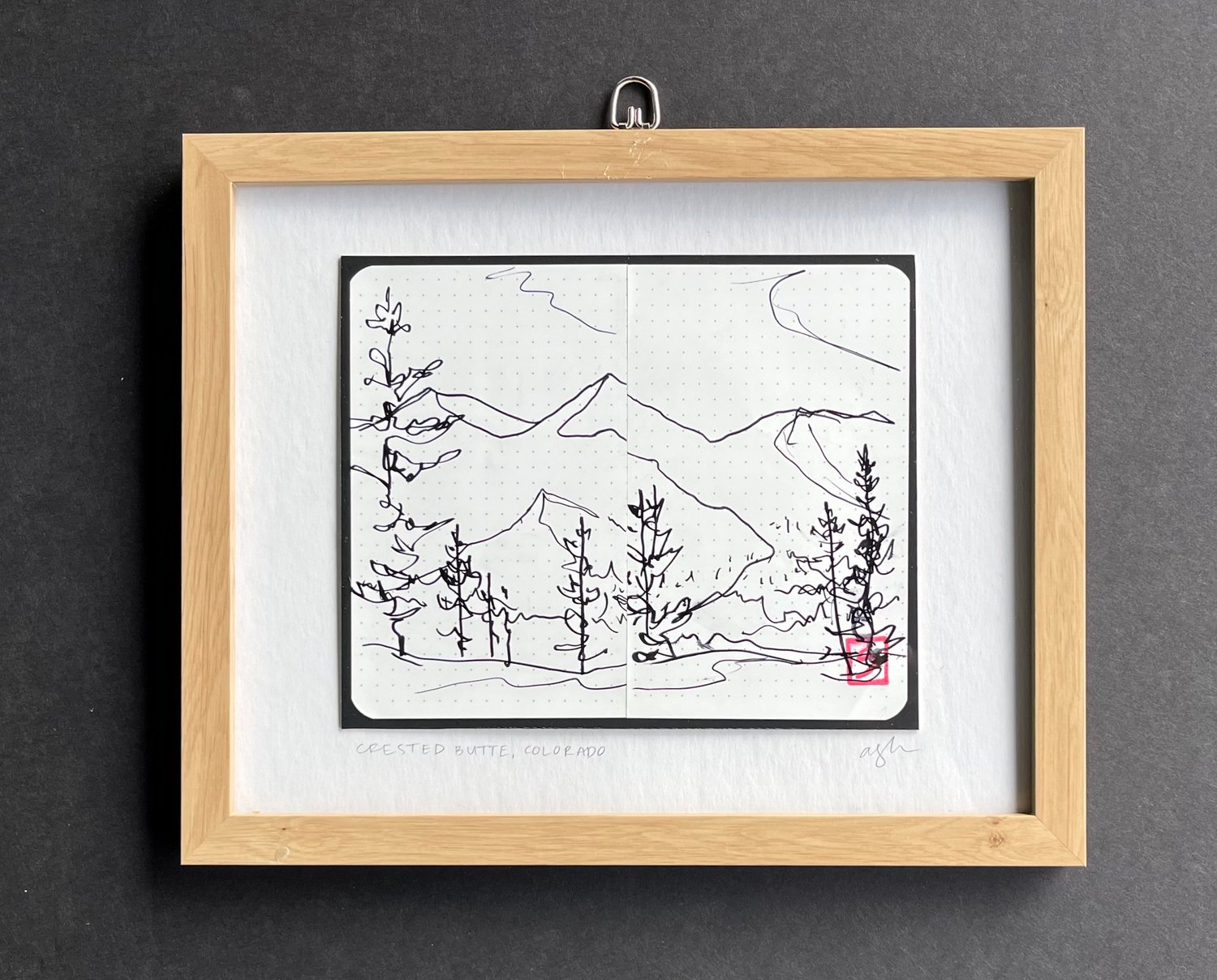 Crested Butte, Colorado [Field Notes Plein Air Drawing]