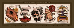Image of The Five Solas Digital Print