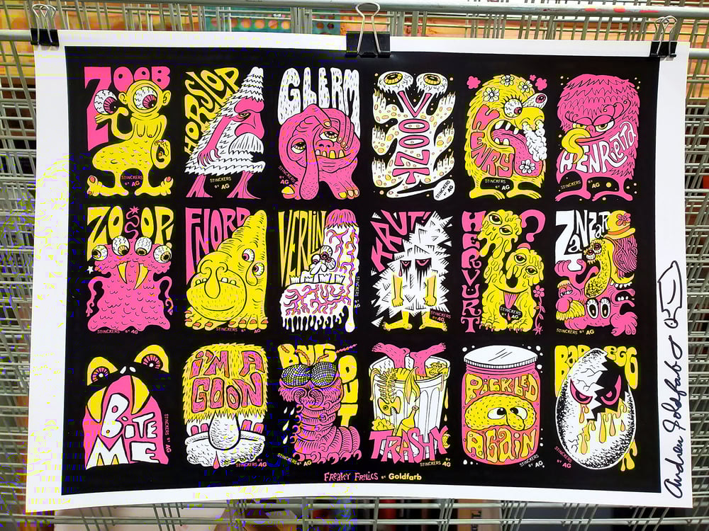 Freaky Frolics Uncut Production Sheet by A. Goldfarb