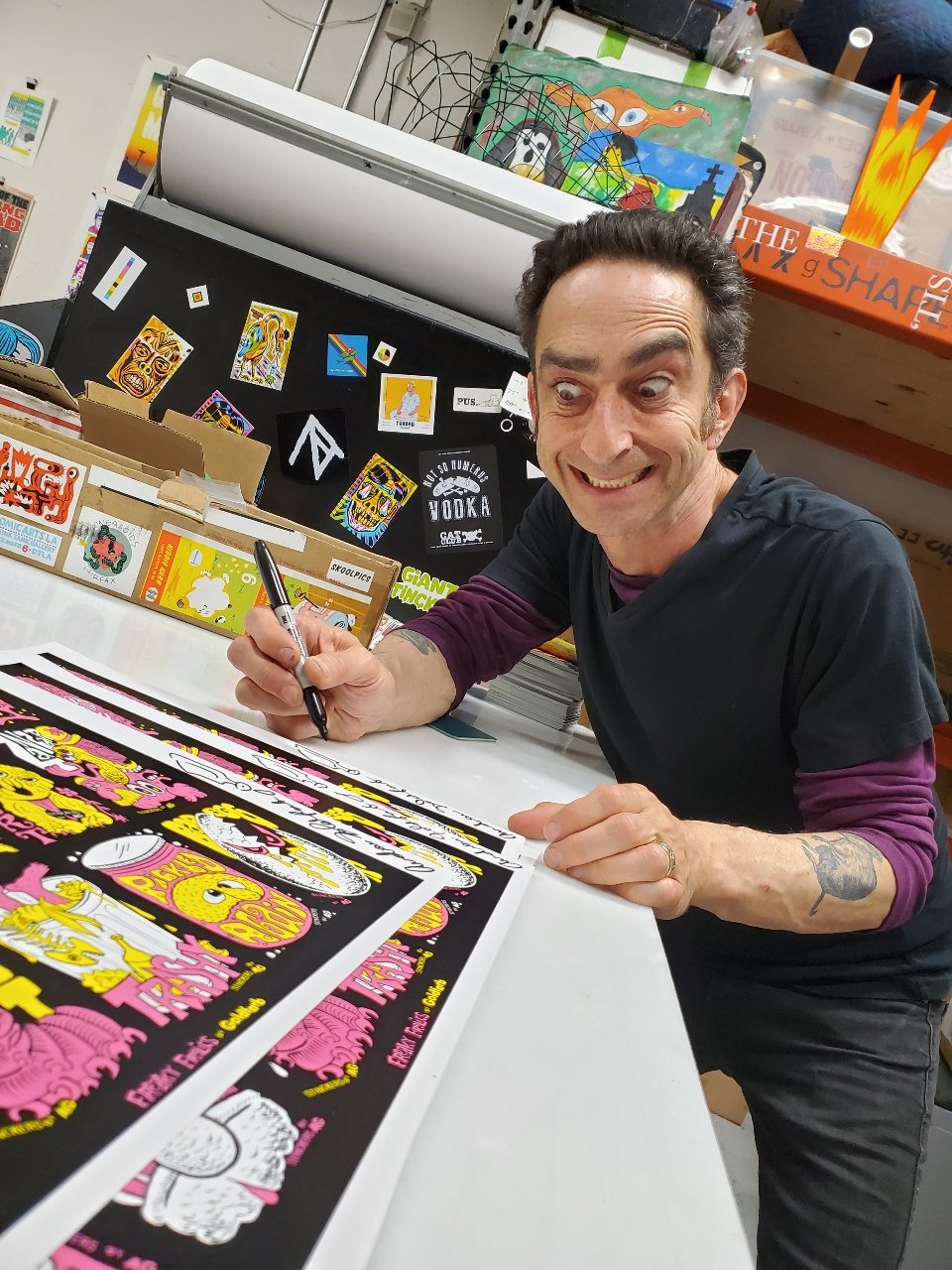 Freaky Frolics Uncut Production Sheet by A. Goldfarb