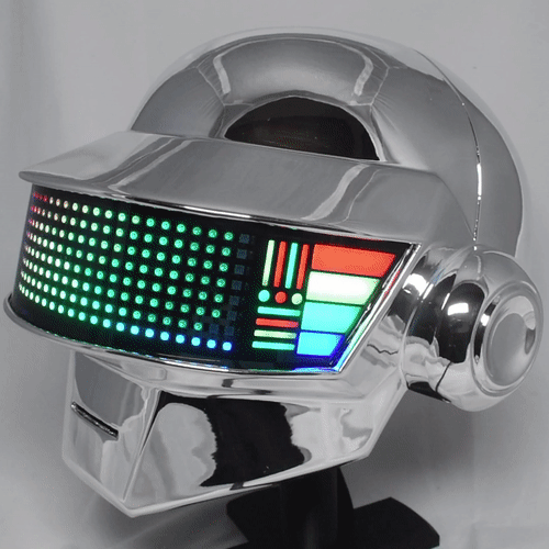 Image of RGB Daft Punk Helmet Discovery Era - Thomas