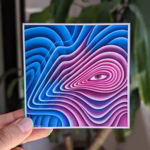 Image of 'Vision Bender' Sticker