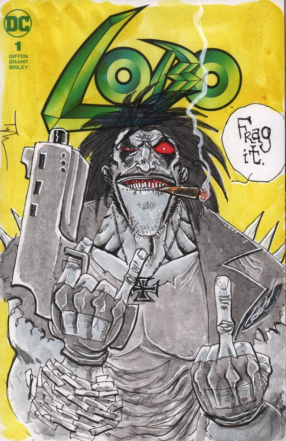 Image of LOBO #1 PAINTED SKETCHCOVER 3