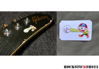 Image 2 of James Hetfield guitar stickers “SO WHAT” Gibson Explorer decal + autograph FREE GIFT!