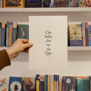 Image of Poster "Che bello che tu sia Qui," - Serif