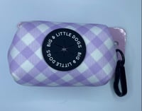 Berry gingham poo bag holder 