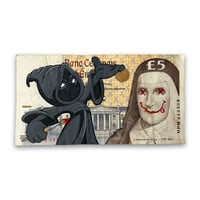 Image 1 of HAND PAINTED OLD IRISH £5 PAPER NOTE